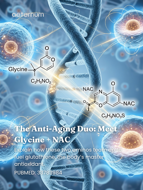 The Anti-Aging Duo: Glycine + NAC (GlyNAC) — Your Cellular Time Capsule