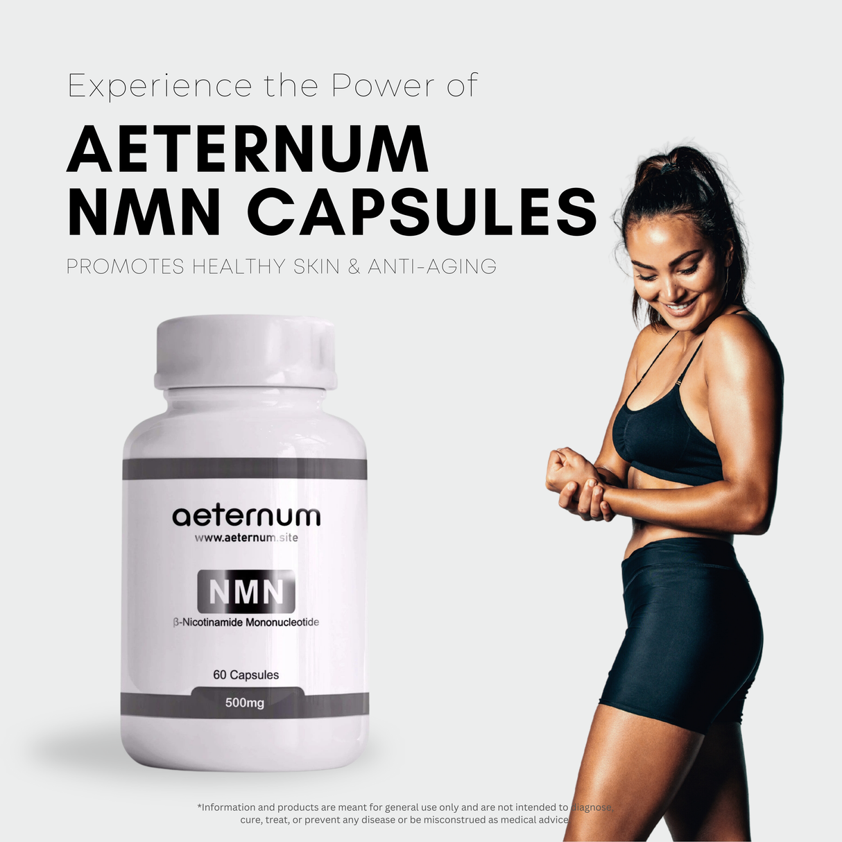 Aeternum NMN 500mg Capsules