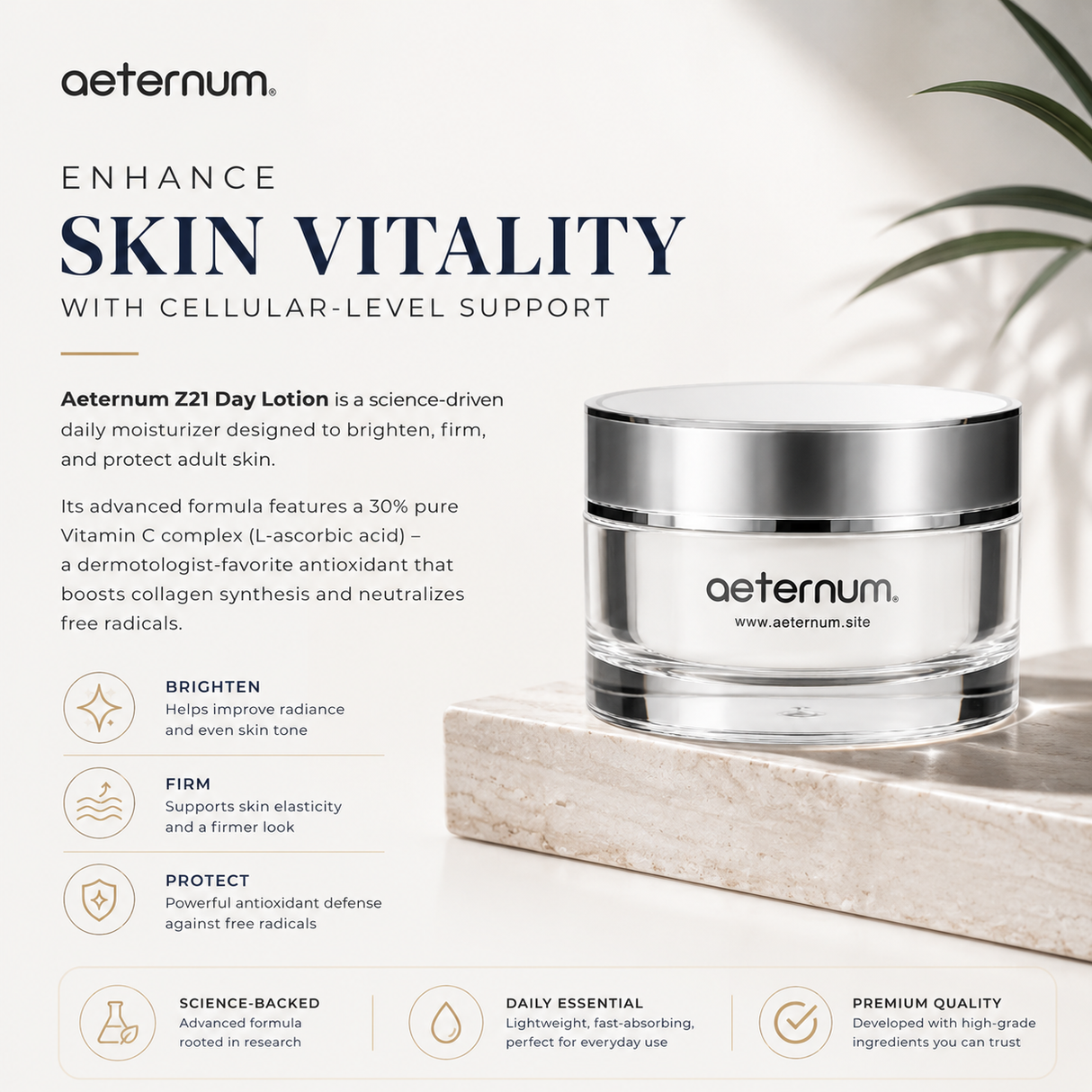 Aeternum® Z21 Day Lotion