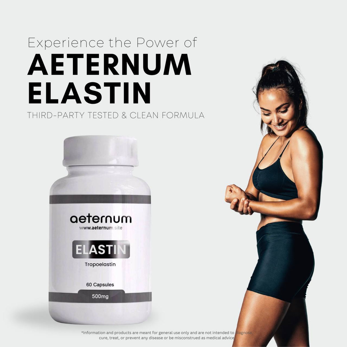 Aeternum Marine Elastin 500mg Capsules