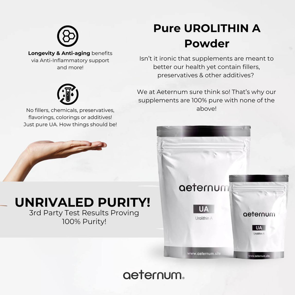 Aeternum® Urolithin A (UA) - Powder