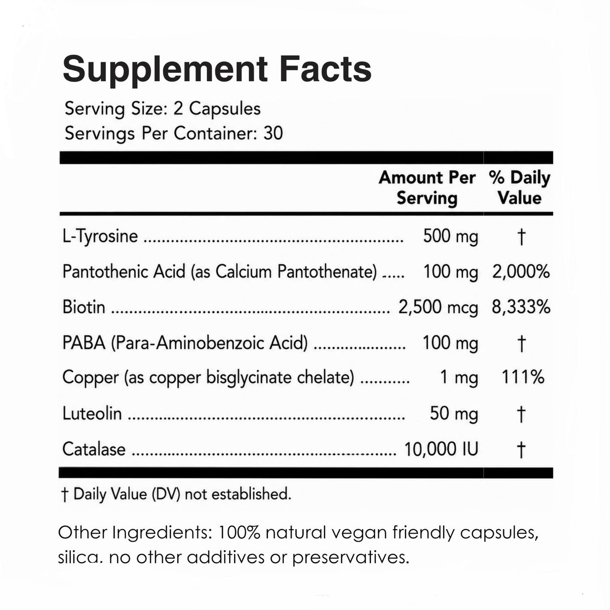 Aeternum® Silver Reverse™ Grey Hair Capsules