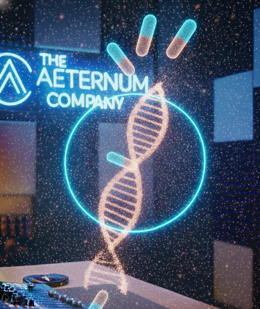 Alt: Aeternum Podcast Episode 2 GlyNAC — glycine and NAC for glutathione and cellular longevity