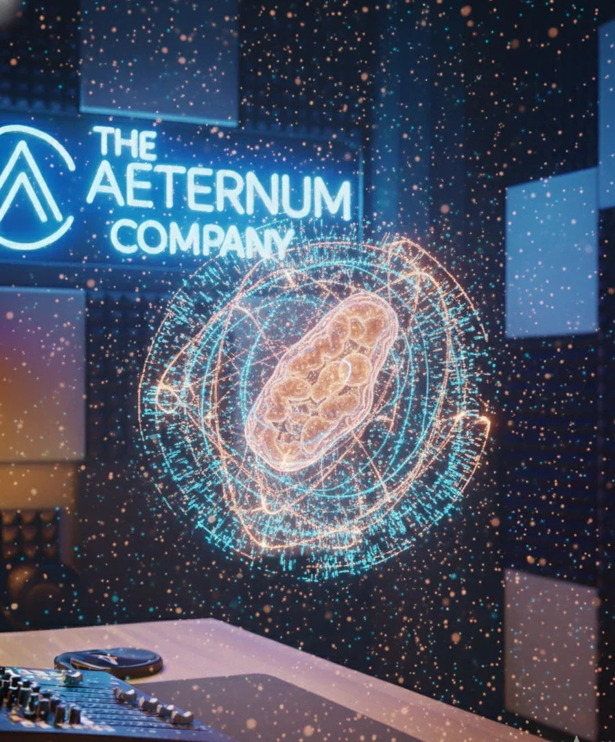 Alt: Aeternum Podcast Episode 6 TND1128 — mitochondrial support and longevity benefits