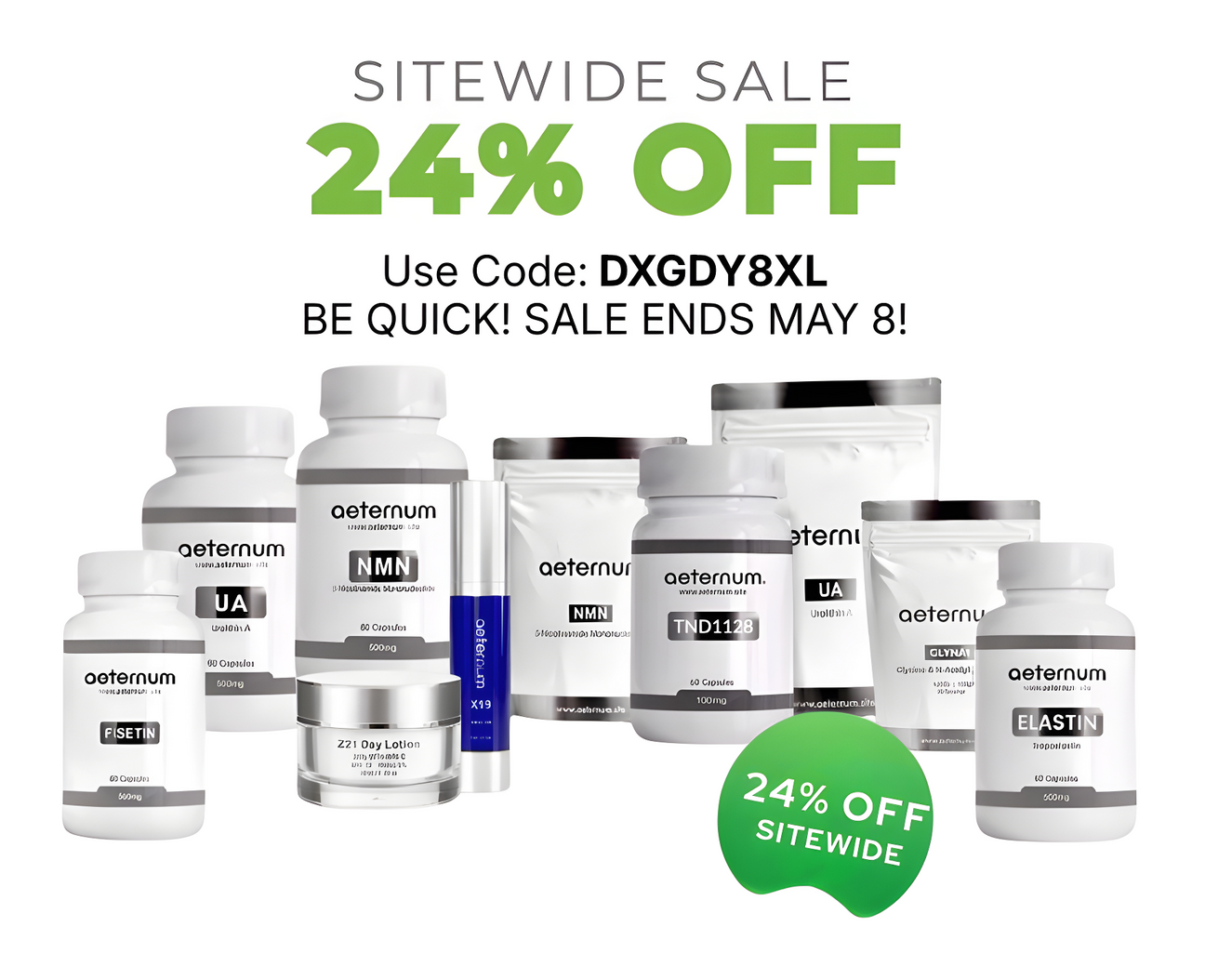 24% OFF Sitewide Sale