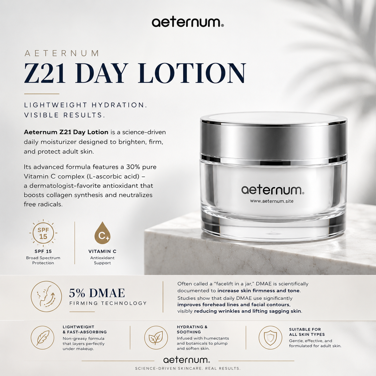 Aeternum® Z21 Day Lotion