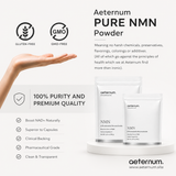 Aeternum NMN powder product and formula information