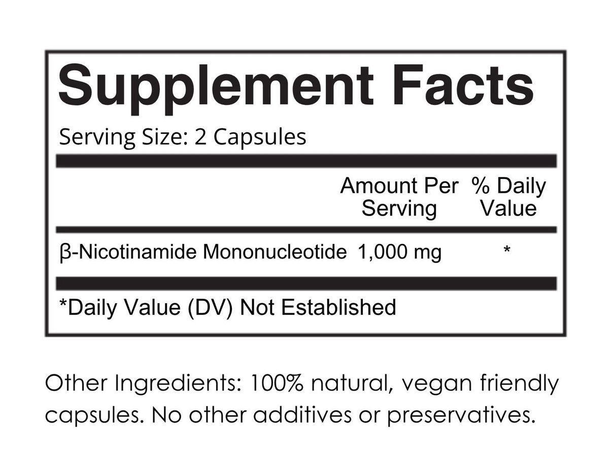 Aeternum® NMN β-Nicotinamide Mononucleotide Capsules