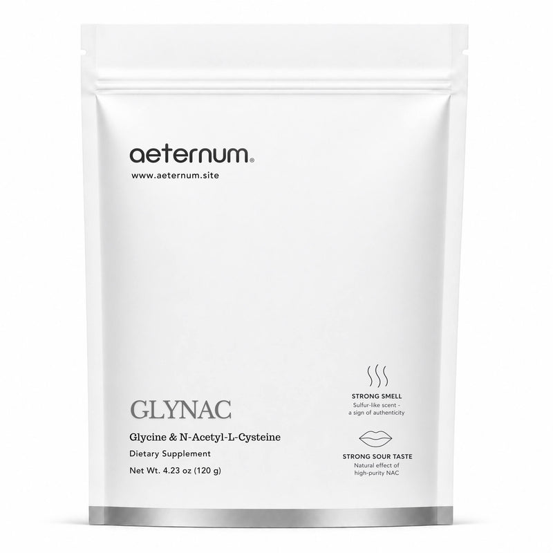 Aeternum GlyNAC powder, 120g pouch