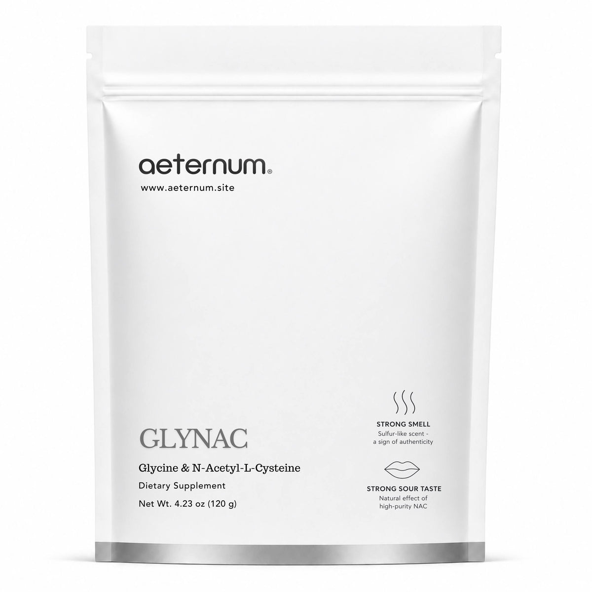 Aeternum GlyNAC powder, 120g pouch