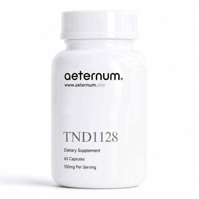 Aeternum TND1128 100mg capsules, 60-count bottle