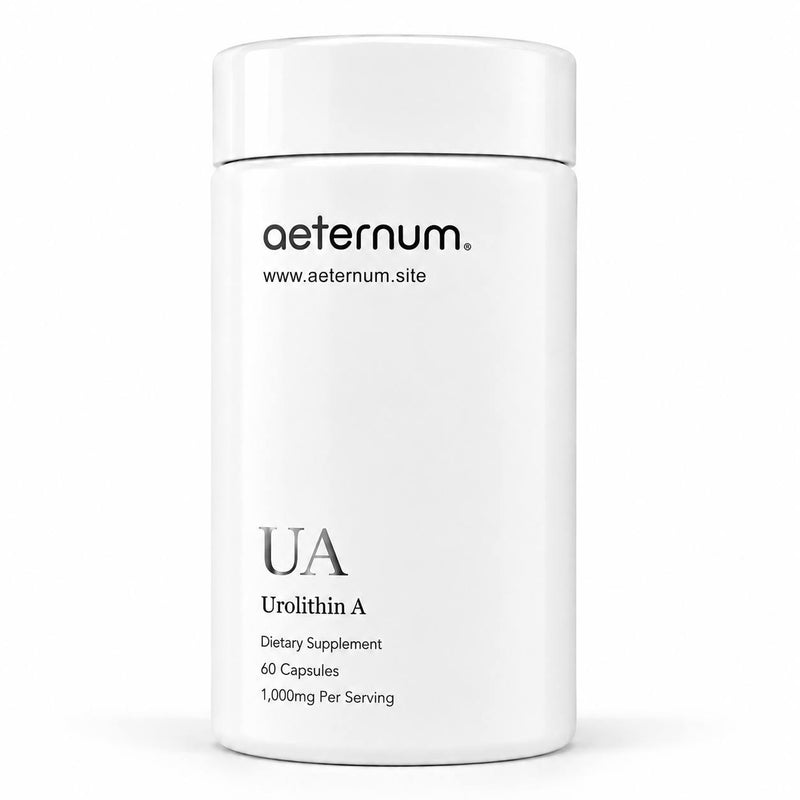 Aeternum Urolithin A 500mg capsules, 60-count bottle