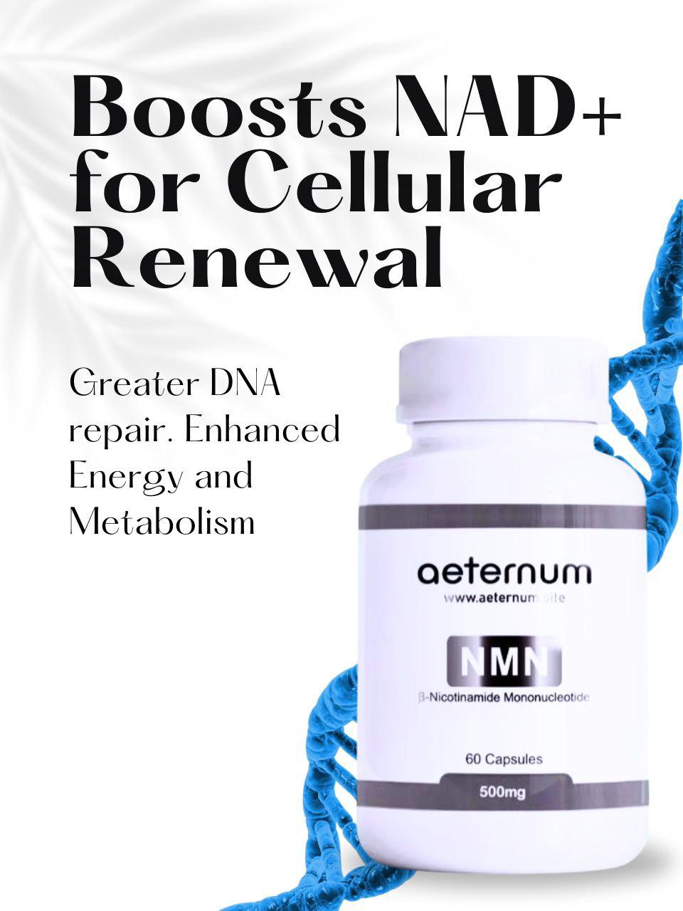 Aeternum NMN 500mg Capsules
