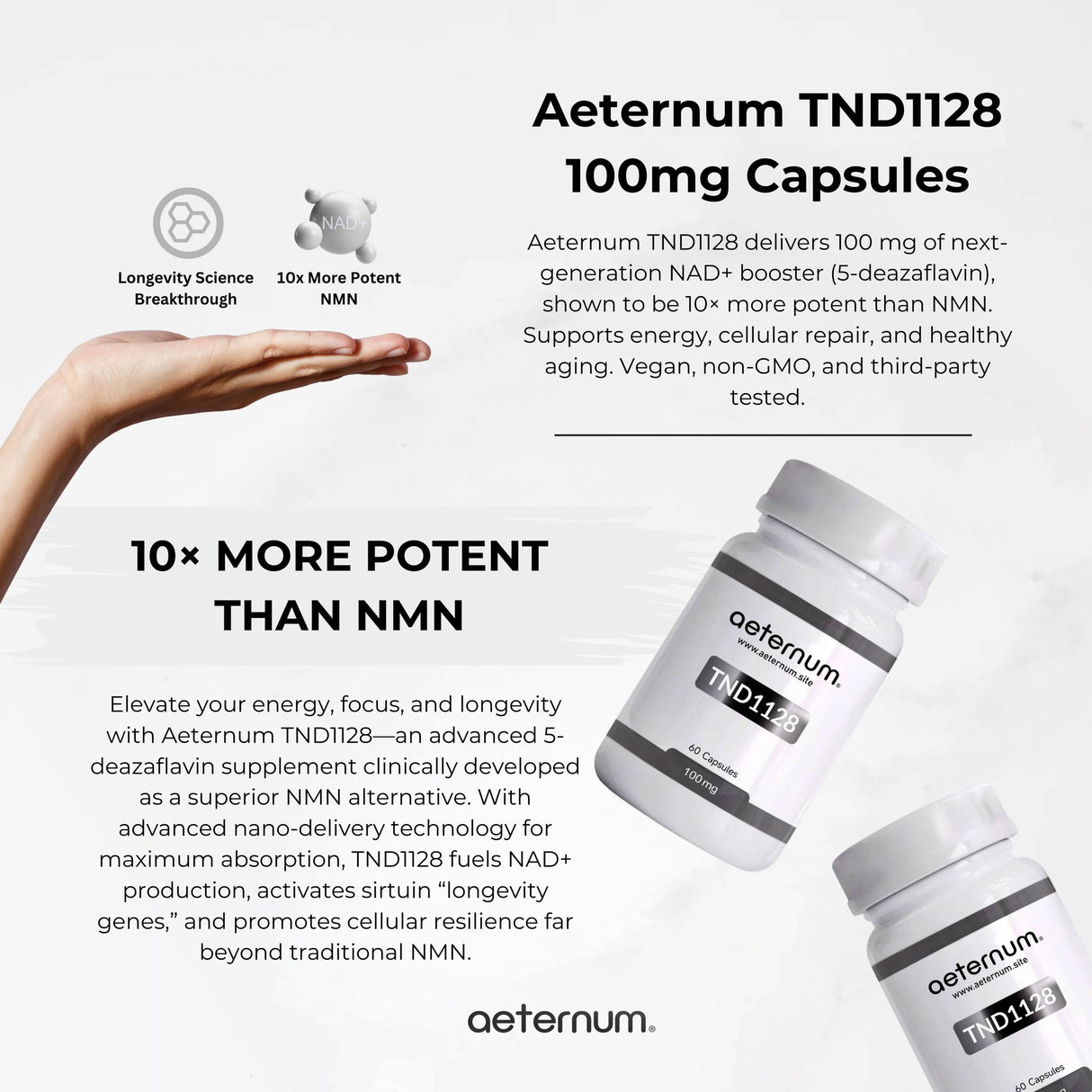 Aeternum TND1128 100mg Capsules