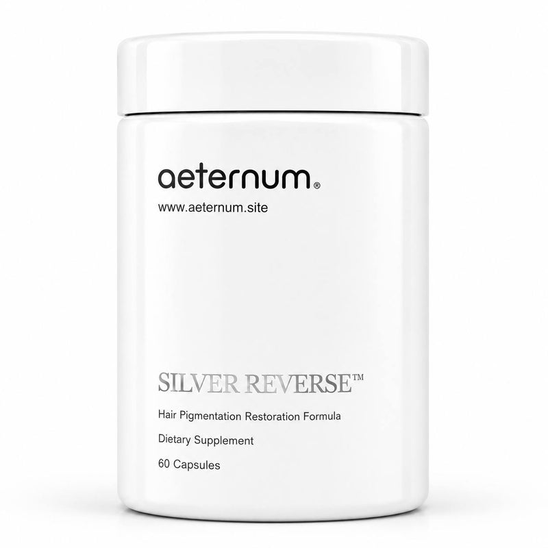 Aeternum Silver Reverse Grey Hair Capsules, 60-count bottle
